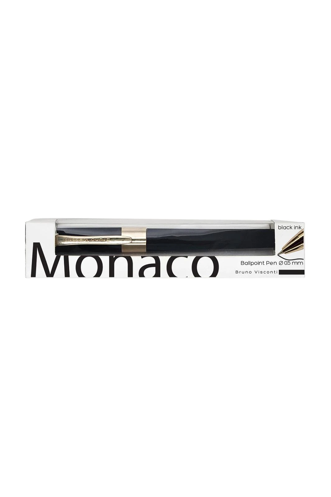Bruno Visconti MONACO Tükenmez Kalem 0,5 mm. Mavi Özel Kutu Yedek Hediyeli