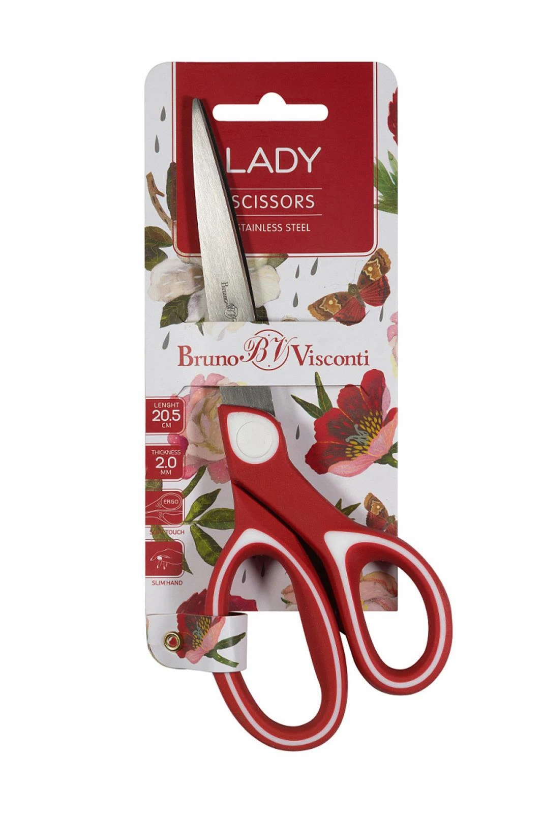 60-0058 MAKAS LADYCUT 20,5 CM  (KAUÇUK KULPLAR)