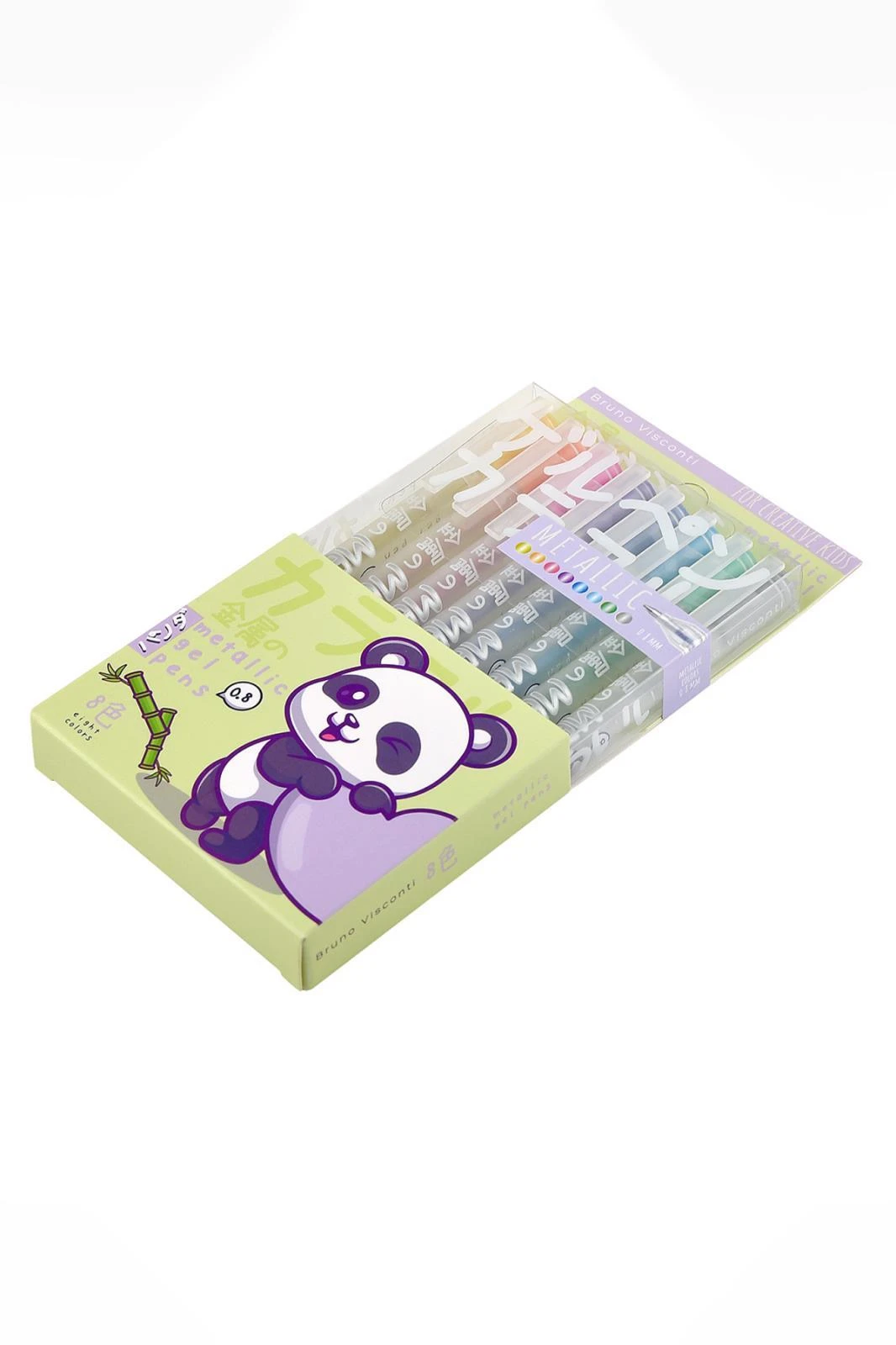 Jel Kalem Seti METALLIC KAWAII ANIMALS 0.8 8 renk Hover