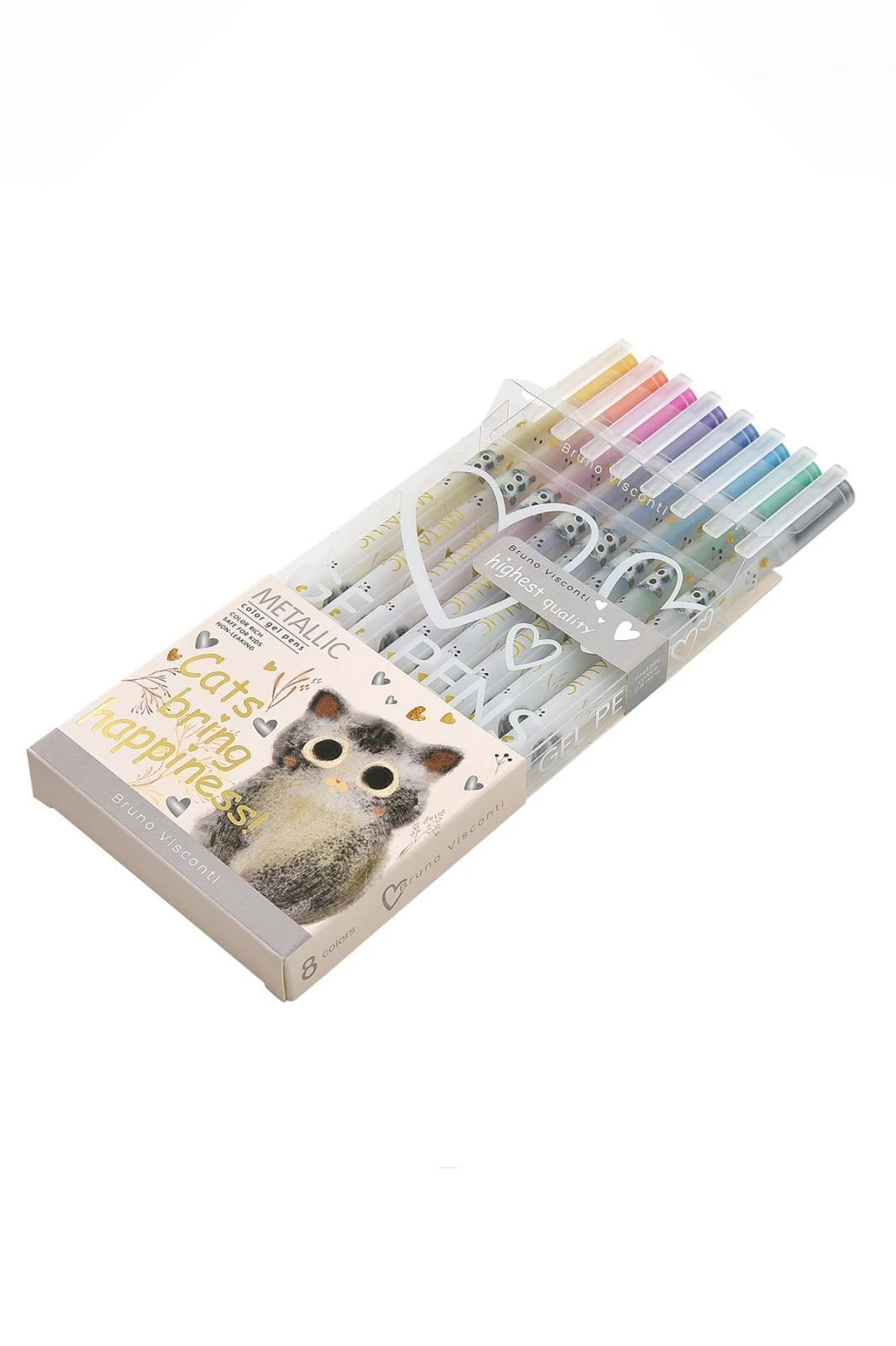 Jel Kalem Seti METALLIC 0.8 8 renk