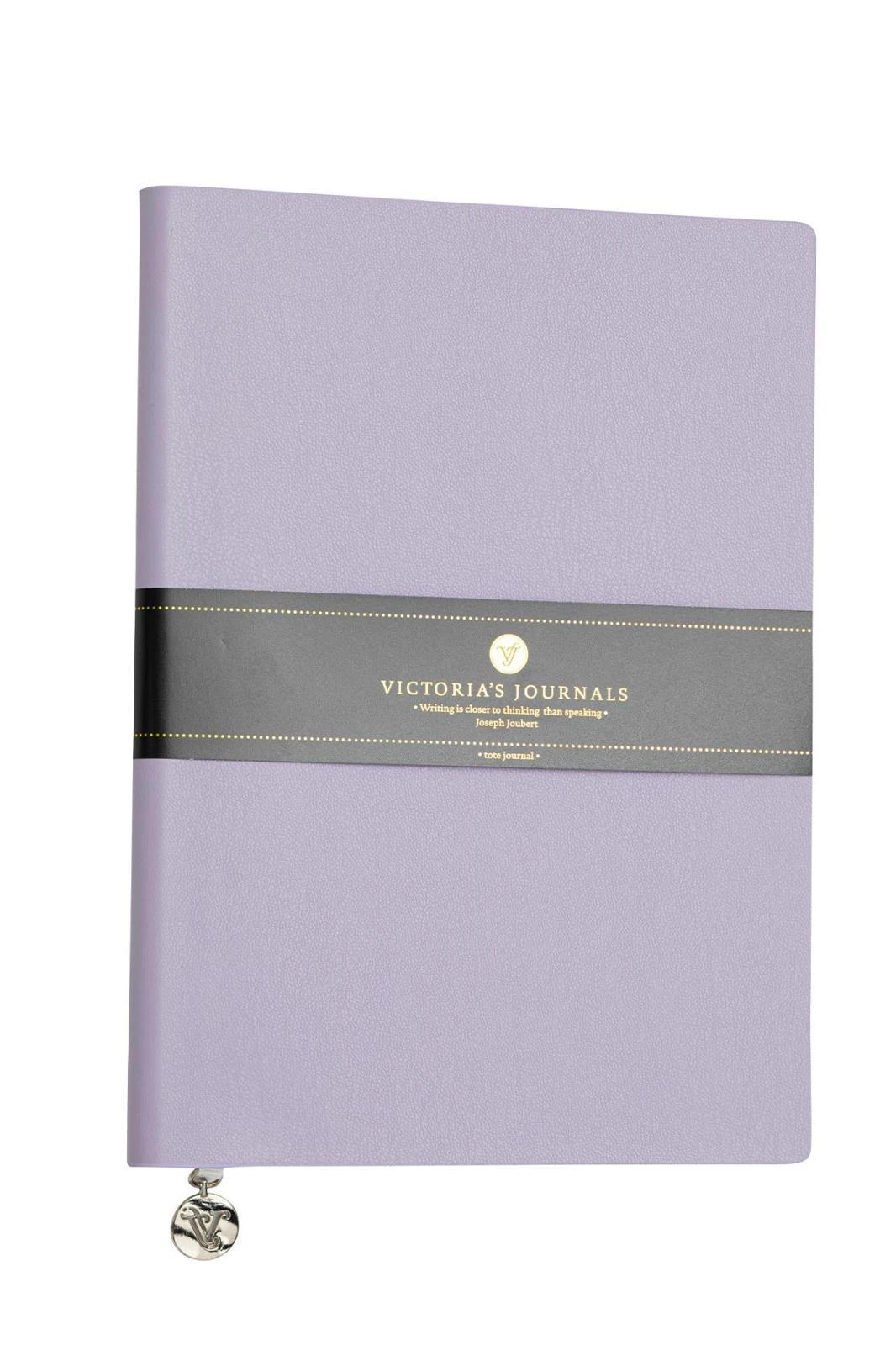 VJ Smyth Classic Esnek kapak Defter A5 80gr. Krem 96 yp. Çizgili Mor