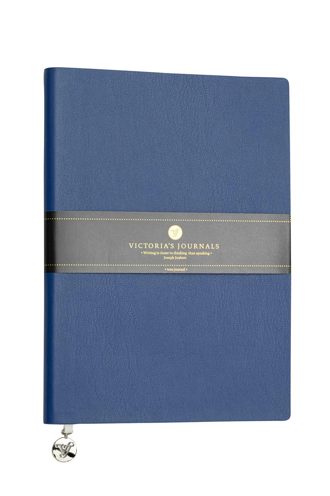 VJ Smyth Classic Esnek kapak Defter A5 80gr. Krem 96 yp. Çizgili Mavi