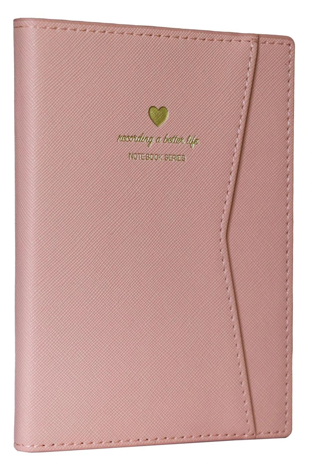 VJ Geçmeli ve Cepli Defter A5 Ivory 80 gr. 128 yp.
