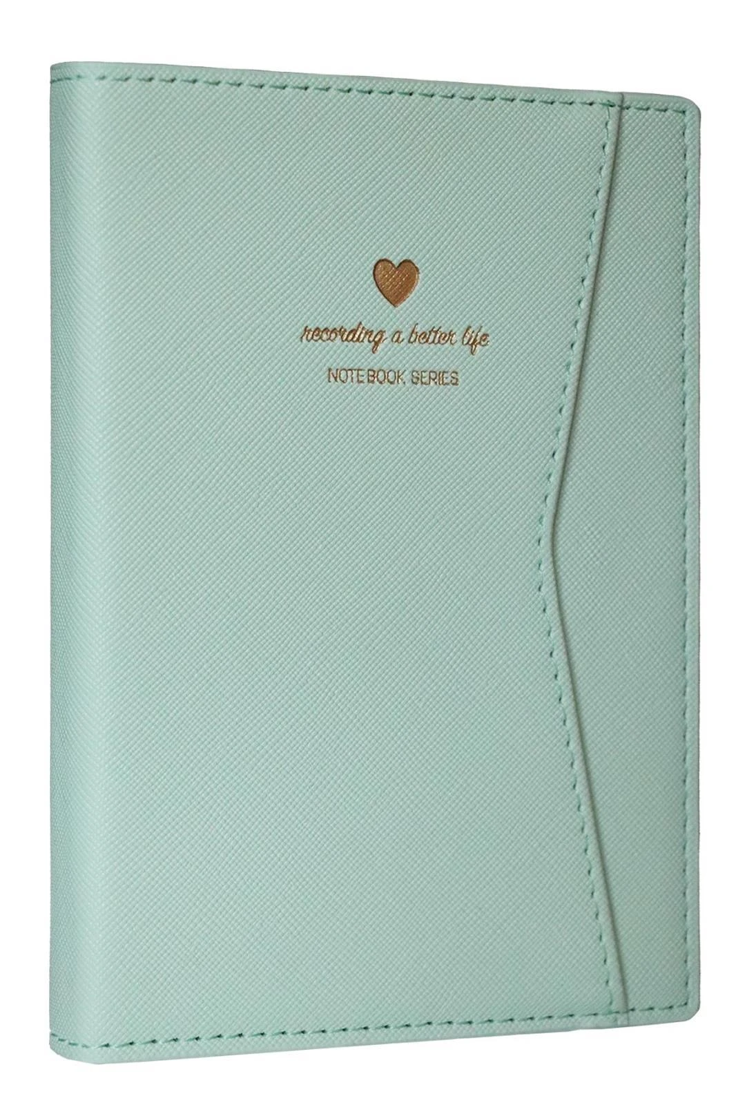 VJ Geçmeli ve Cepli Defter A6 Ivory 80 gr. 128 yp.