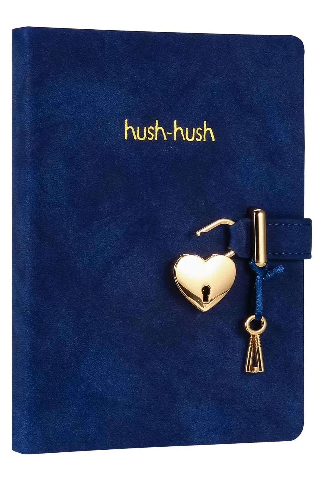1331 Victoria's Journals Hush Hush Kilitli Defter 80gr. 160 yp.Çizg.Mavi