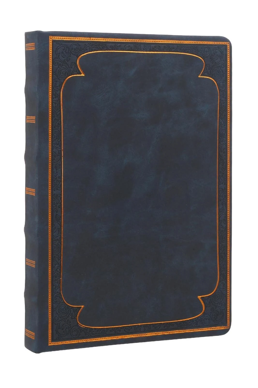 123-9107 Victoria's Journals Vintage Old Book Defter Düz 14x20 cm 128 Sh Mat Lacivert