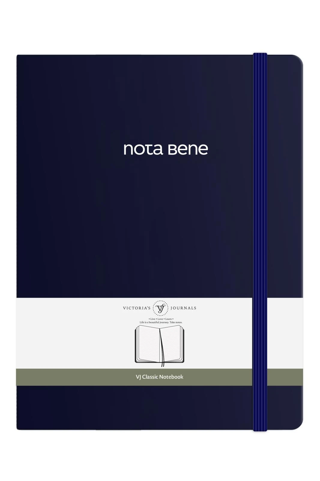 VJ Classic Sert Kapak Defter 19x25 70 gr 320 sf Çizgili Lacivert