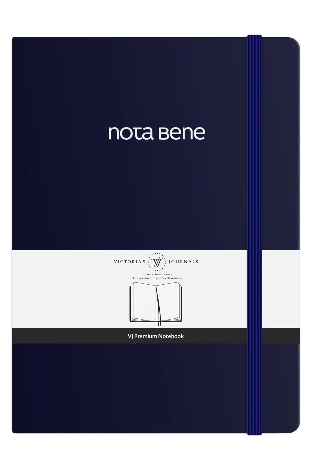 VJ Premium Sert Kapak Defter A4 100gr 192sf Çizgili Lacivert Hover