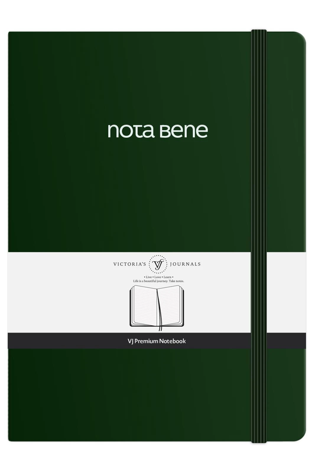 VJ Premium Sert Kapak Defter A5 100gr 192sf Çizgili Kırmızı