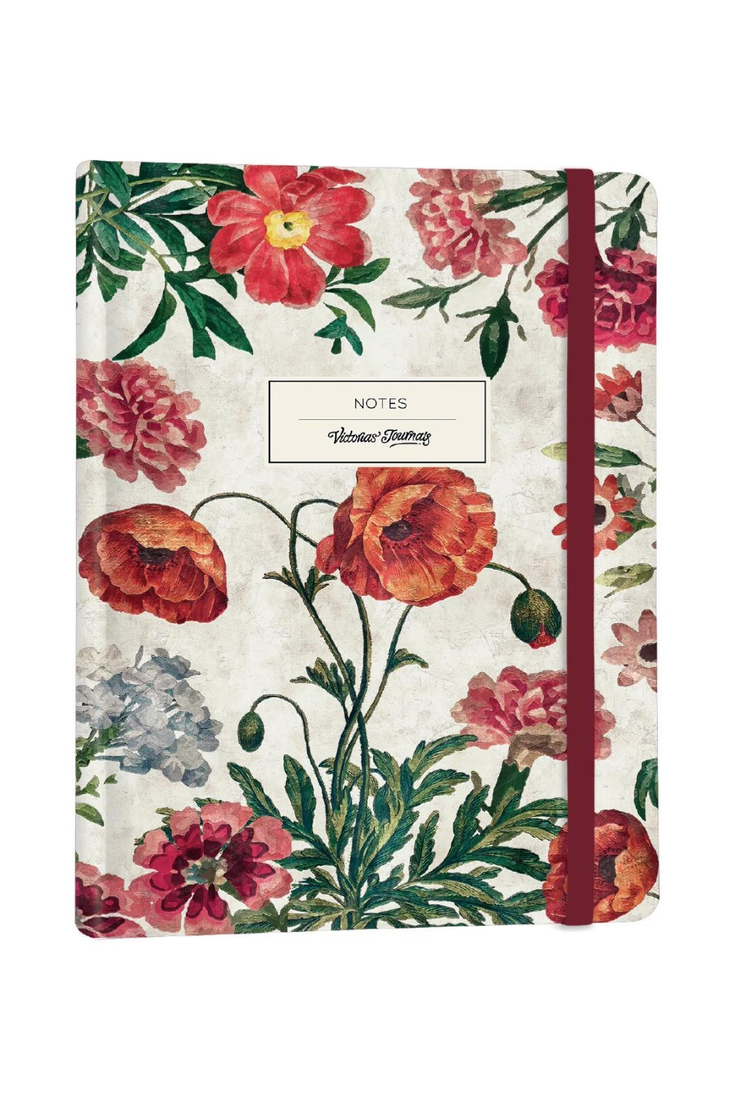 3135 Sert Kapak Lastikli  Defter , 14x20 cm. 80gr. Krem 80 yp. Çizgili