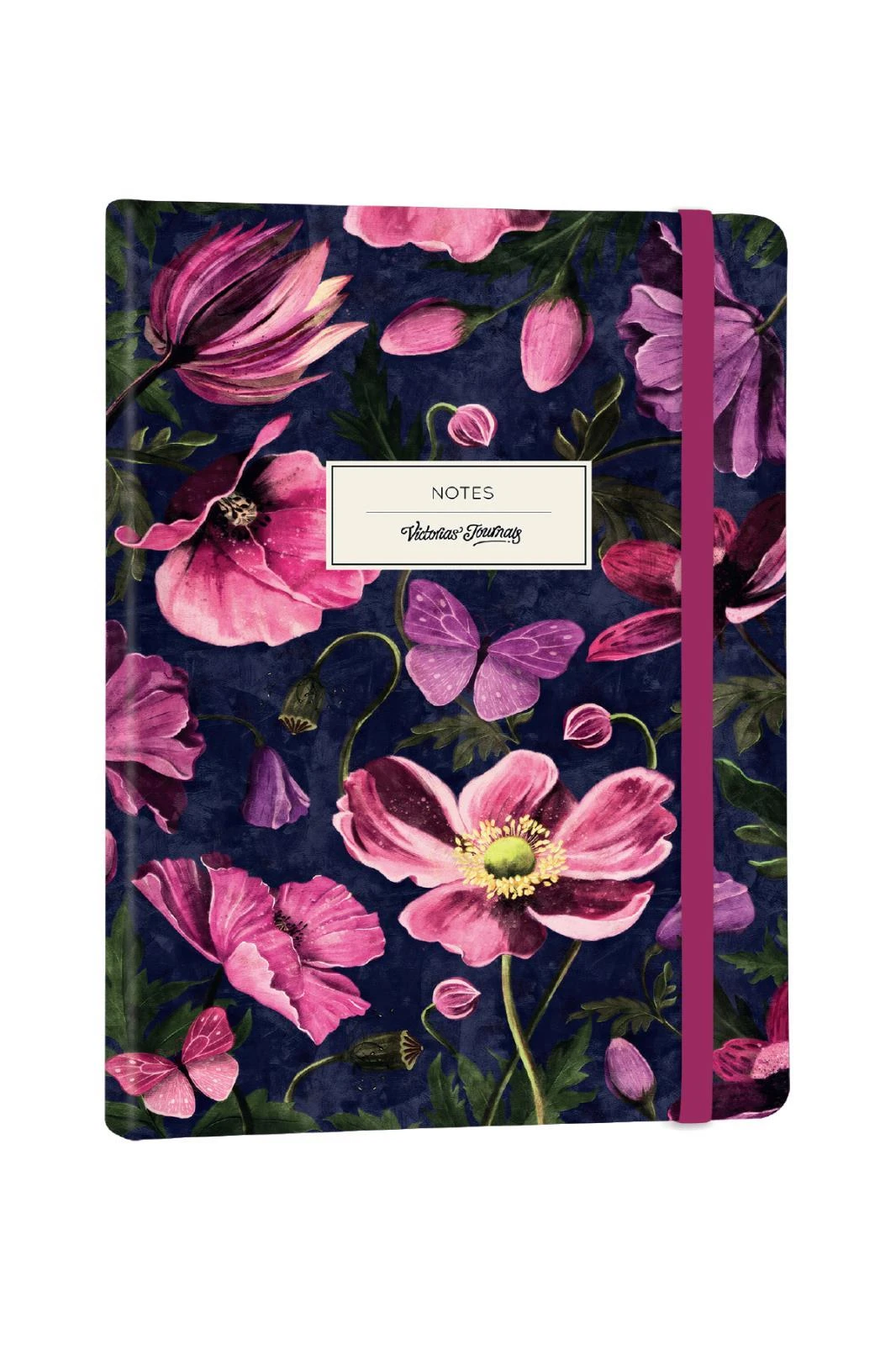 3137 Sert Kapak Lastikli  Defter , 14x20 cm. 80gr. Krem 80 yp. Çizgili Hover