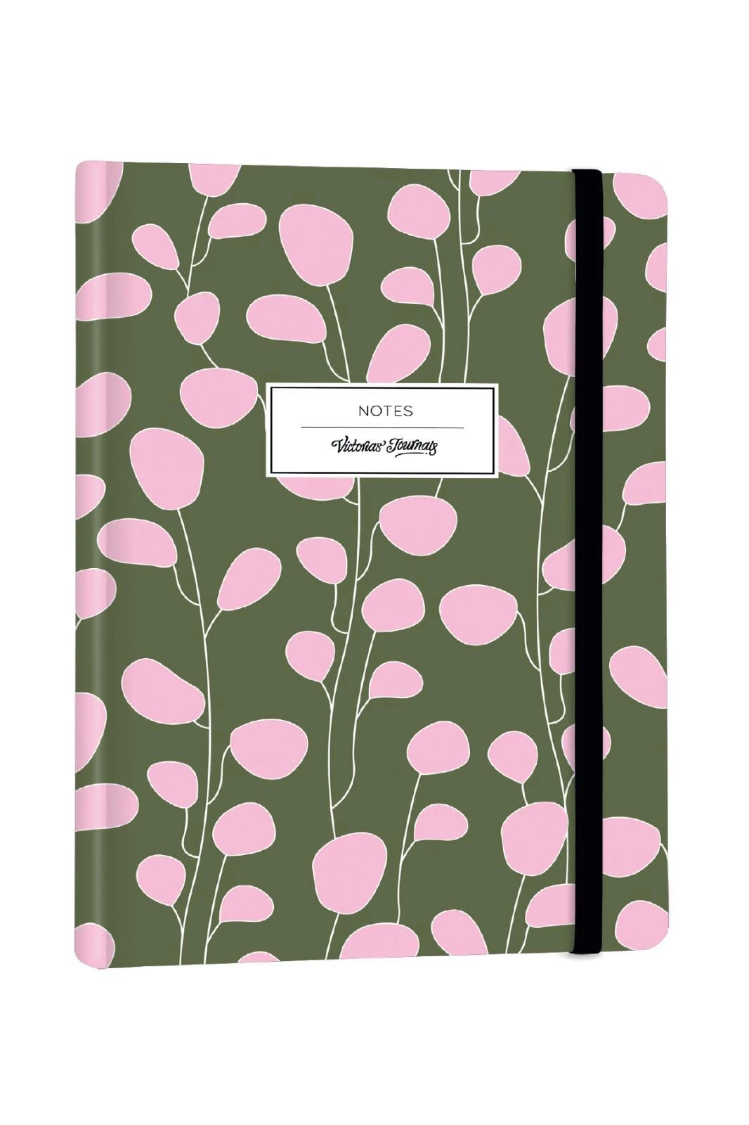 3010 Karizma Sert Kapak Lastikli Defter , 9x14 cm. 80gr. Krem 96 yp. Çizgili