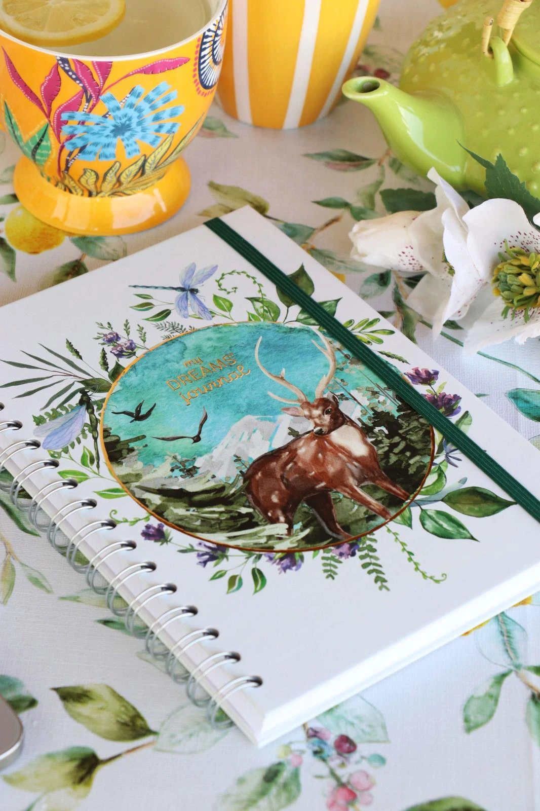 Victoria's Journals Sert Kapak Spiralli Defter 17x24 cm 90 gr. 96 yp. Noktalı