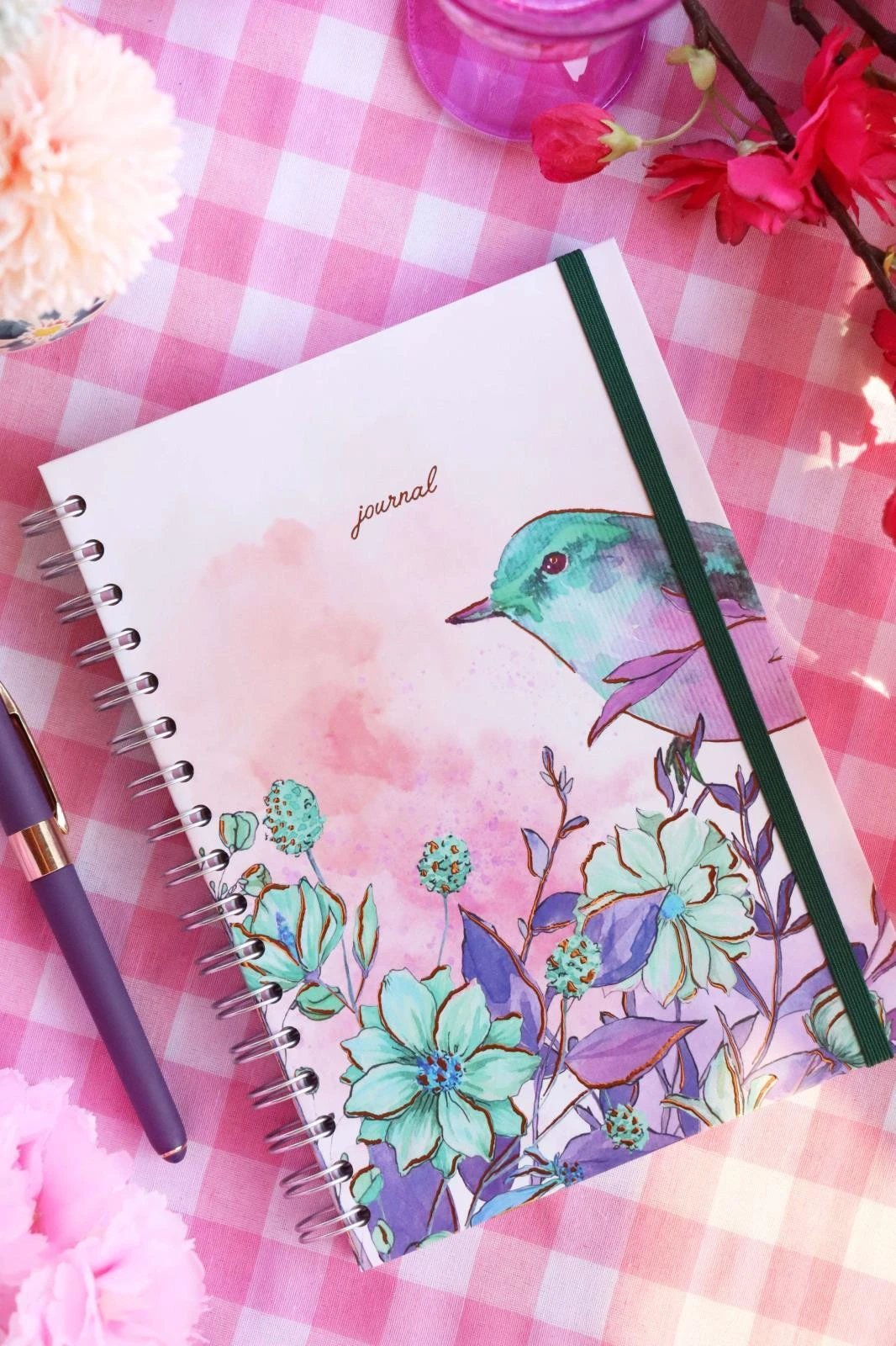 Victoria's Journals Sert Kapak Spiralli Defter 17x24 cm 90 gr. 96 yp. Noktalı
