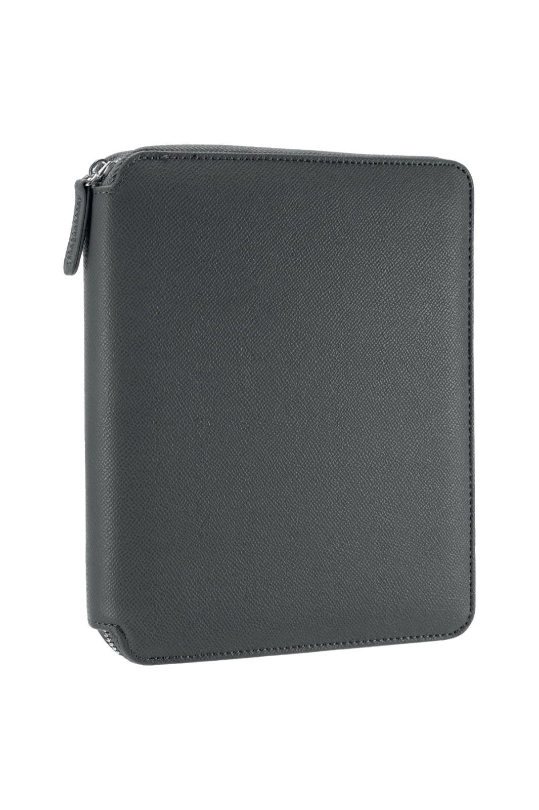 123-0278 Victoria's Journals Panama Smthy Folder Organizer-Defter 14.8x21 cm 120 gr. 80 yp.Çizgili  . Gri
