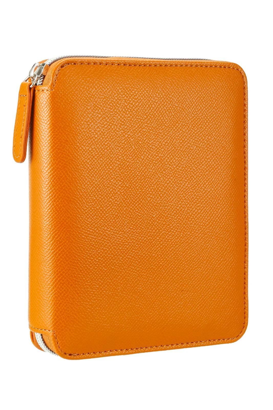 123-0295 Victoria's Journals Zipper Folder Orrganizer Defter 10,5x14.8cm 120 gr. 80 yp.Çizgili Kahve