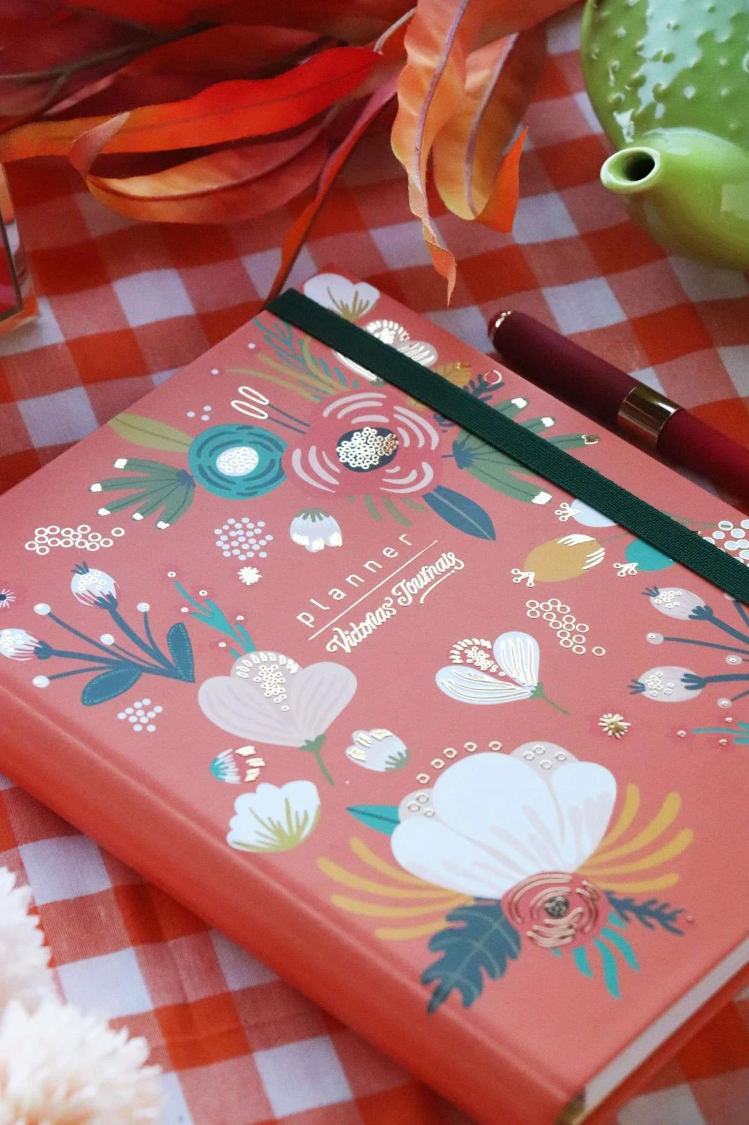 VJ GSP Ayraçlı Planlayıcı Defter 17x23 100 gr. Haftalık 112 sf.+ToDo 30 sf.+Noktalı 50 sf. Retro Turuncu