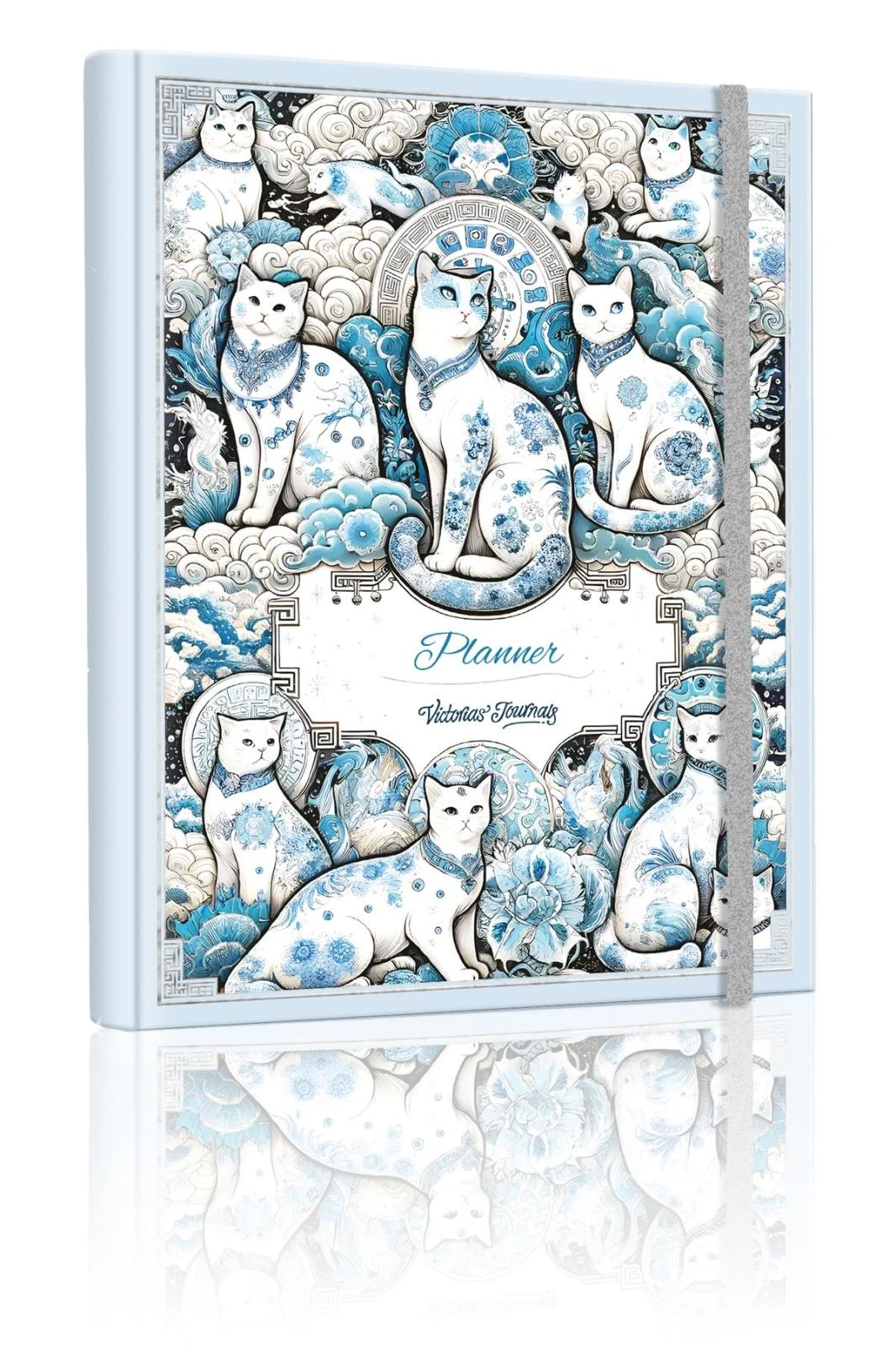 Victoria's Journals Gizli Spiralli Süresiz Planlayıcı Ajanda 17x24 cm