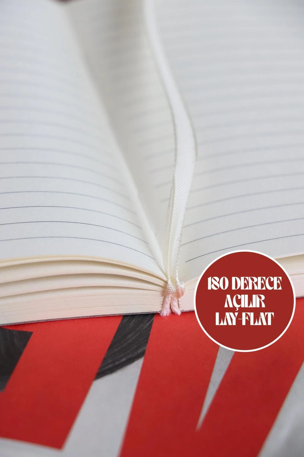 Geçmeli ve Cepli Defter Yedeği A6 Ivory 128 yaprak Hover