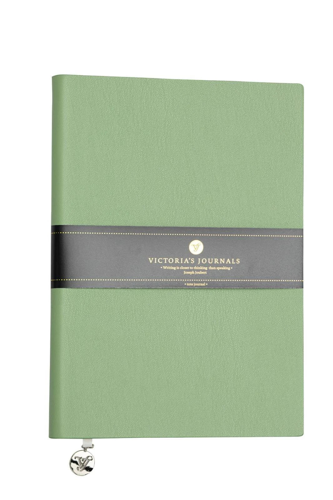 VJ Smyth Classic Esnek kapak Defter A5 80gr. Krem 96 yp. Çizgili Yeşil