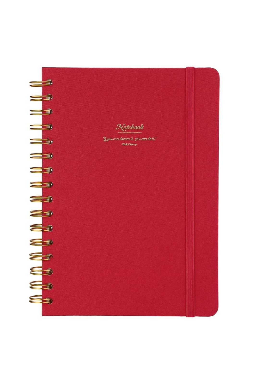 VJ Canvas Sert Kapak Spiralli Defter A5 100gr 160 Sayfa Noktalı Mor