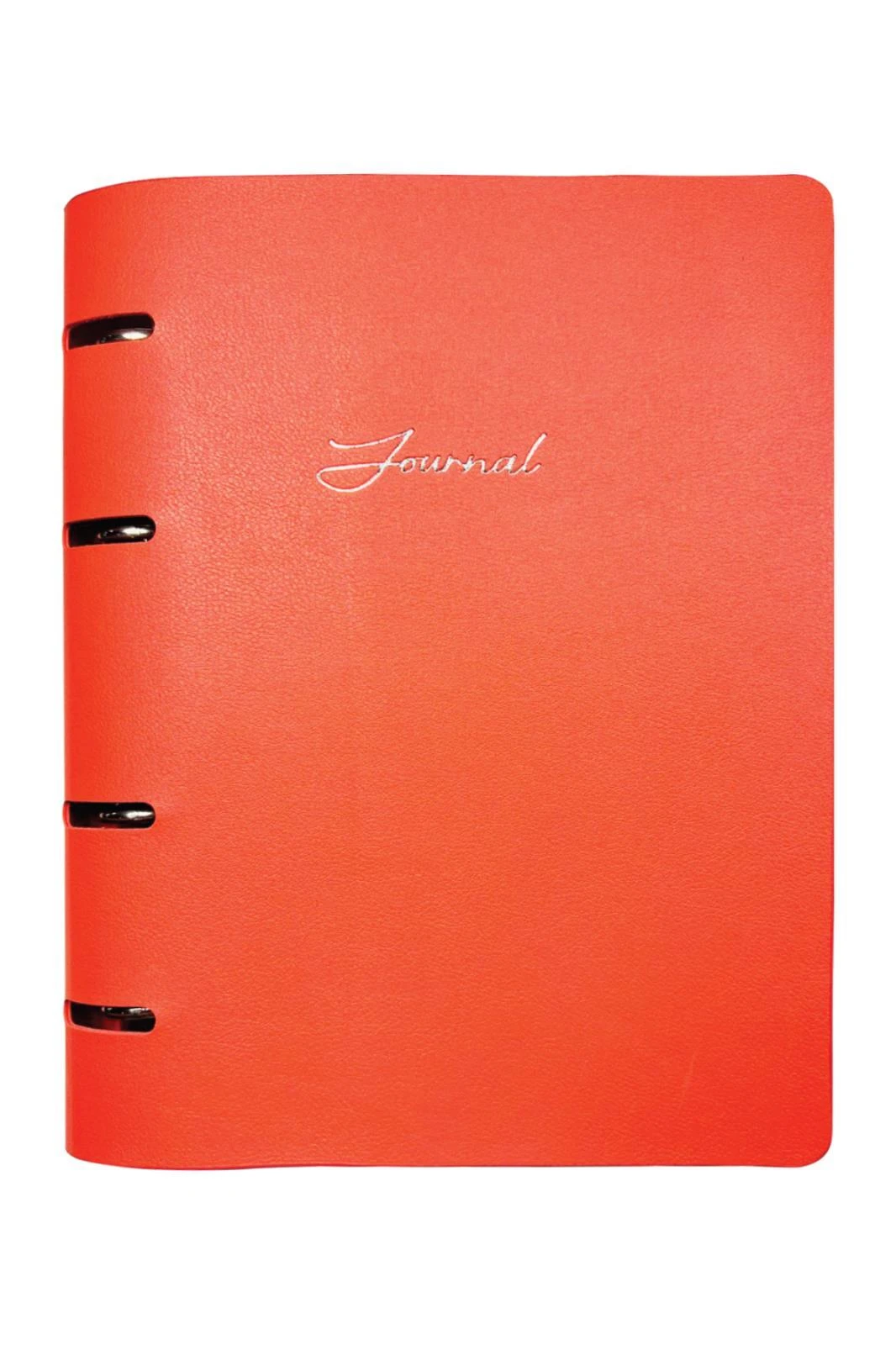 RinGo Vegan Deri Mekanizmalı İçi Değişebilen Defter A5 192 Sayfa 100 gr Çizgili Kırmızı