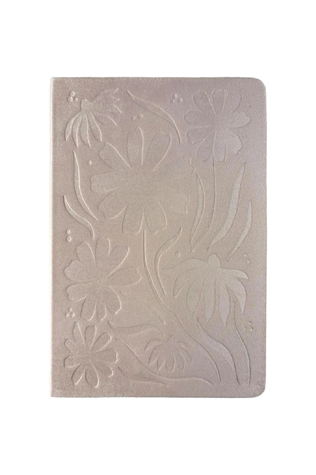 Sert Kapak Velvet Defter A5 100 gr. 160 sayfa Ivory. Çizgili. Pembe