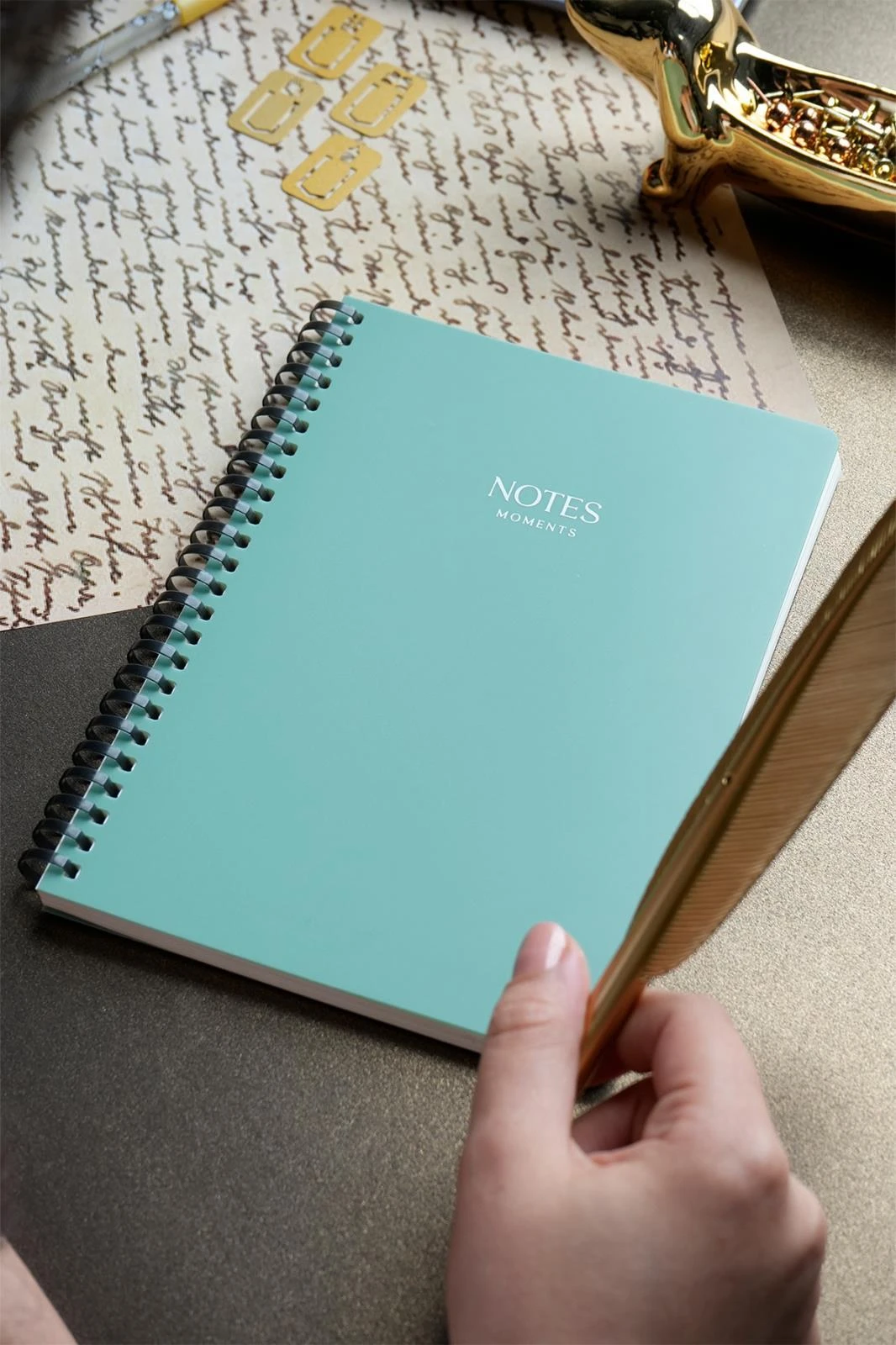 Sylcon Sp.Defter. PP 80 gr. Ivory, A5 . yap.Çizgili .Yeşil