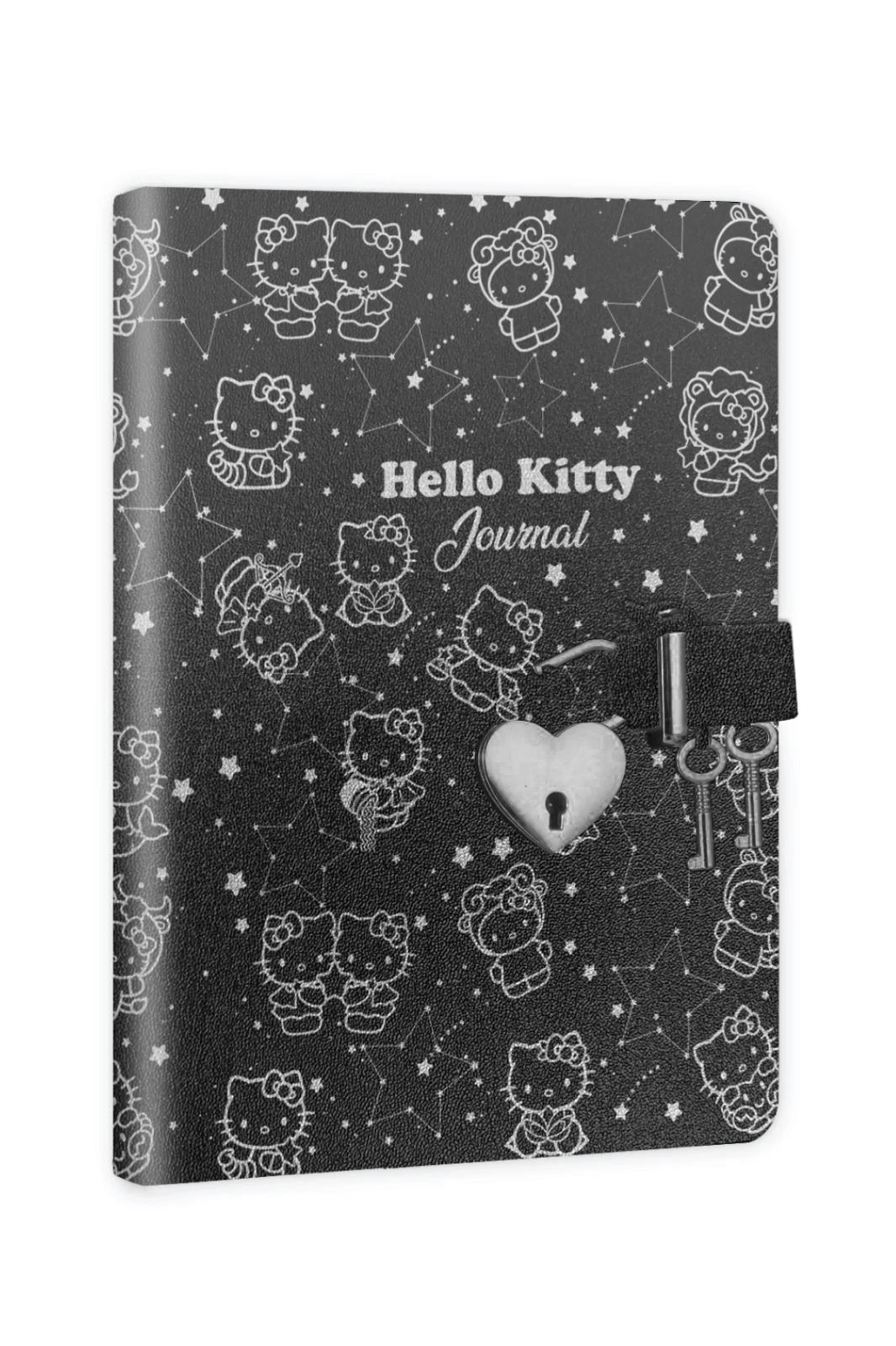 Hello Kitty Hush Hush Kilitli  Defter Kutulu 80gr. 160 yp. Çiz..