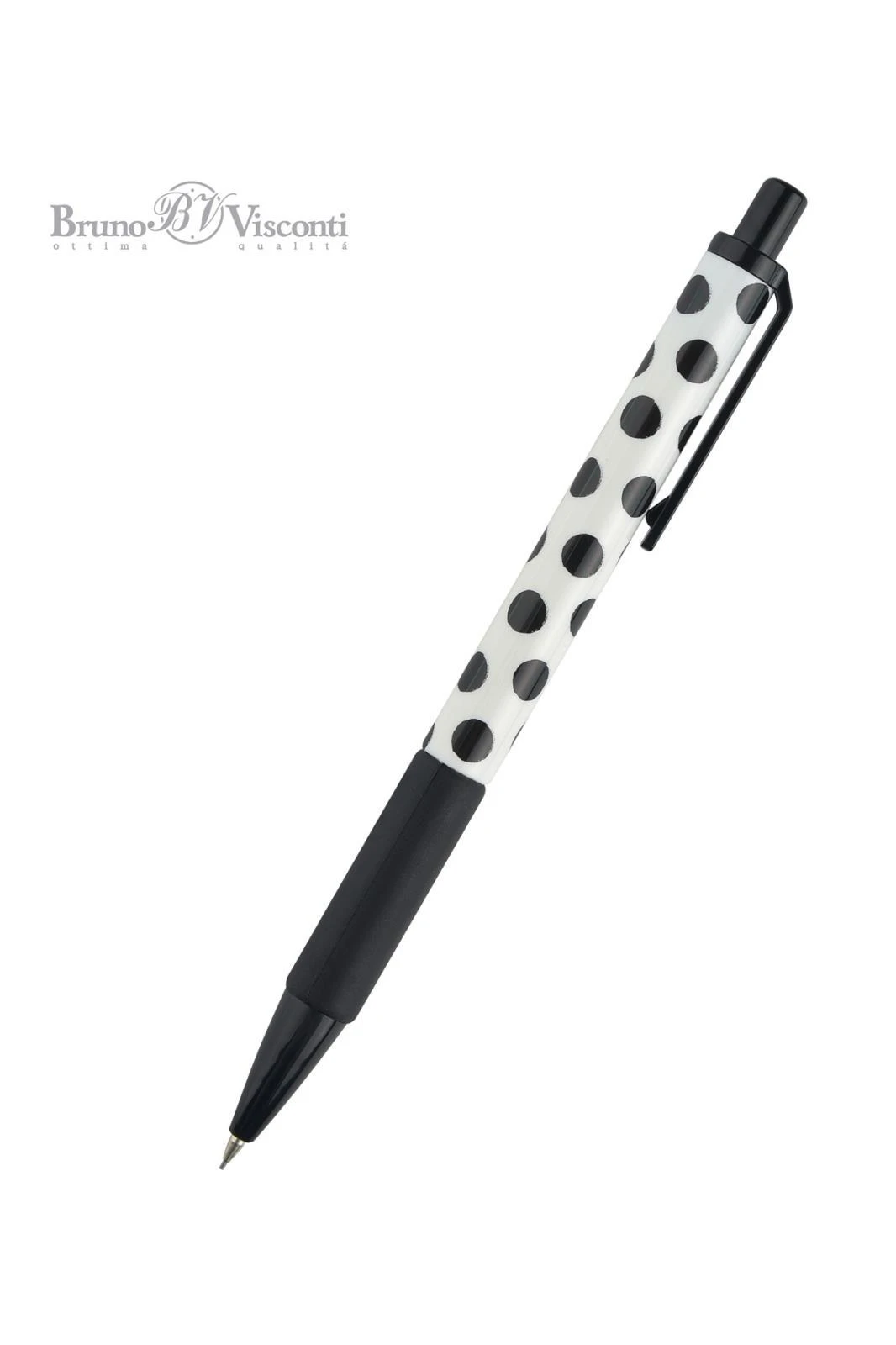 BRUNO VİSCONTI "Black&White.Polka Dots" VERSATİL KALEM 0.7 mm HB.