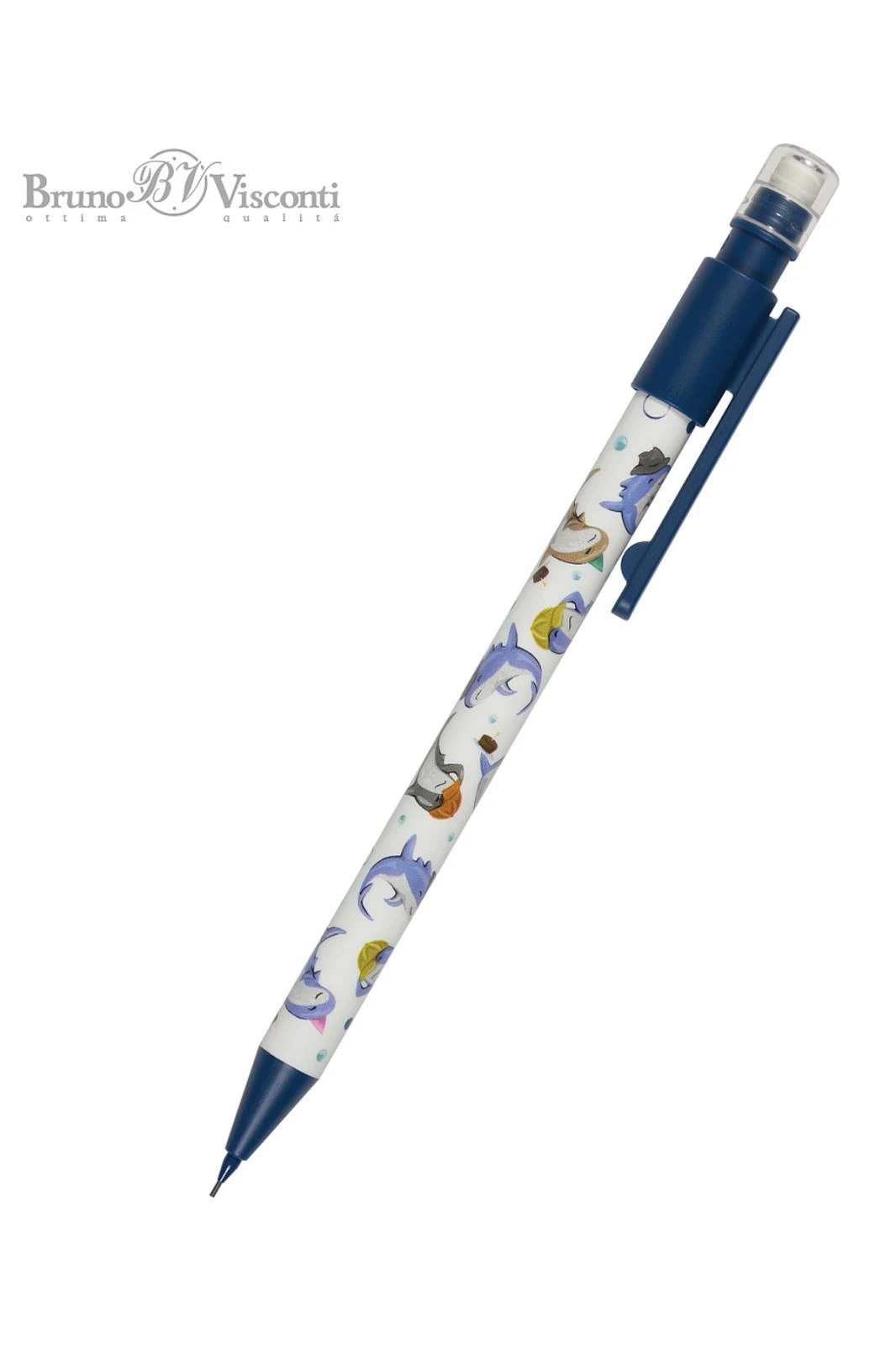 BRUNO VİSCONTİ Happy Graphix  VERSATİL KALEM  0,7 mm Sharks 24 Adet