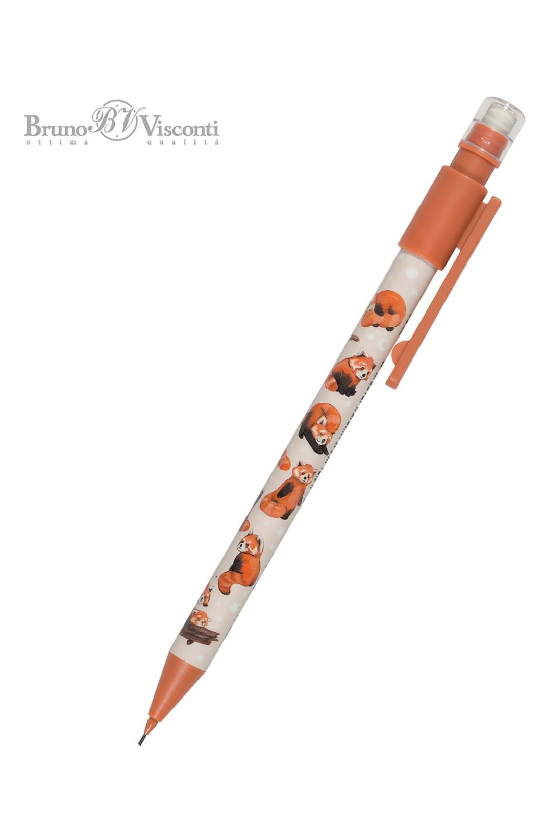 BRUNO VİSCONTİ Happy Graphix  VERSATİL KALEM  0,7 mm Red Pandas 24 Adet