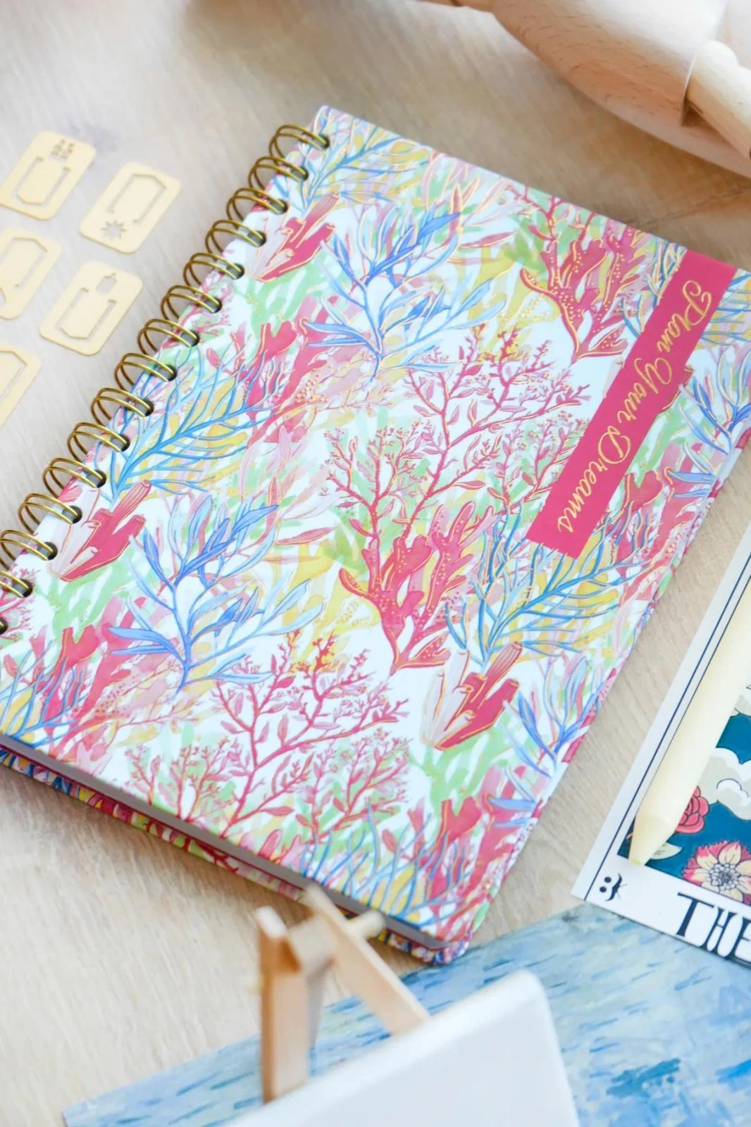 Victoria's Journals A5 Spiralli Süresiz-Motivasyon Sayfalı-Haftalık Planlayıcı Ajanda