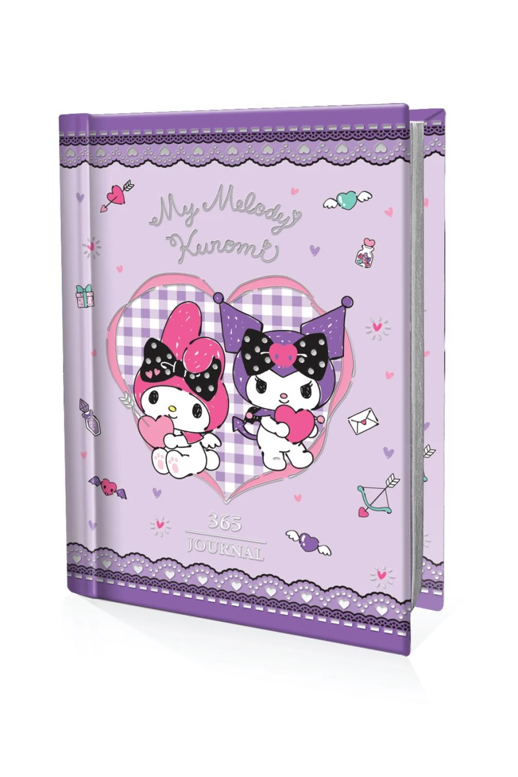 Kuromi ve My Melody 365 gün Günlük, 368 sayfa, 80 gr. A7.