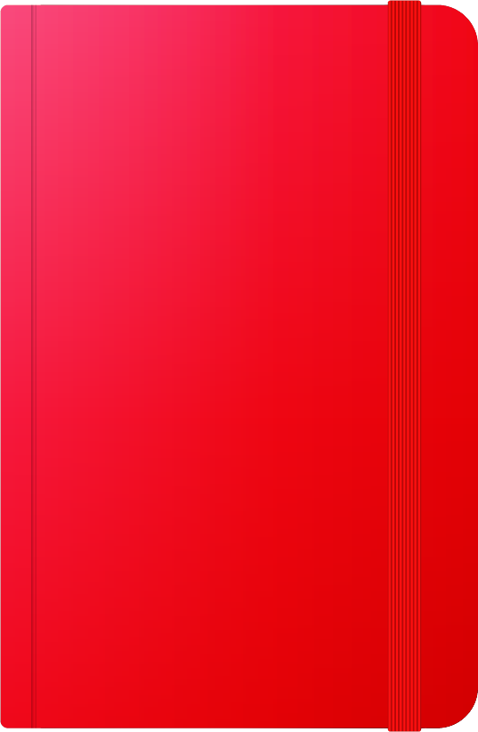 Victoria's Journals Collection Notebook A5  Kırmızımsı